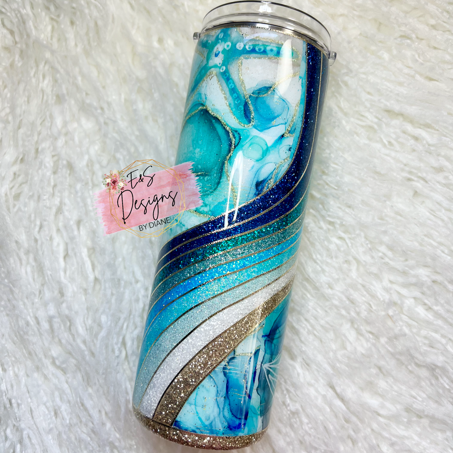 Waves Template Tumbler