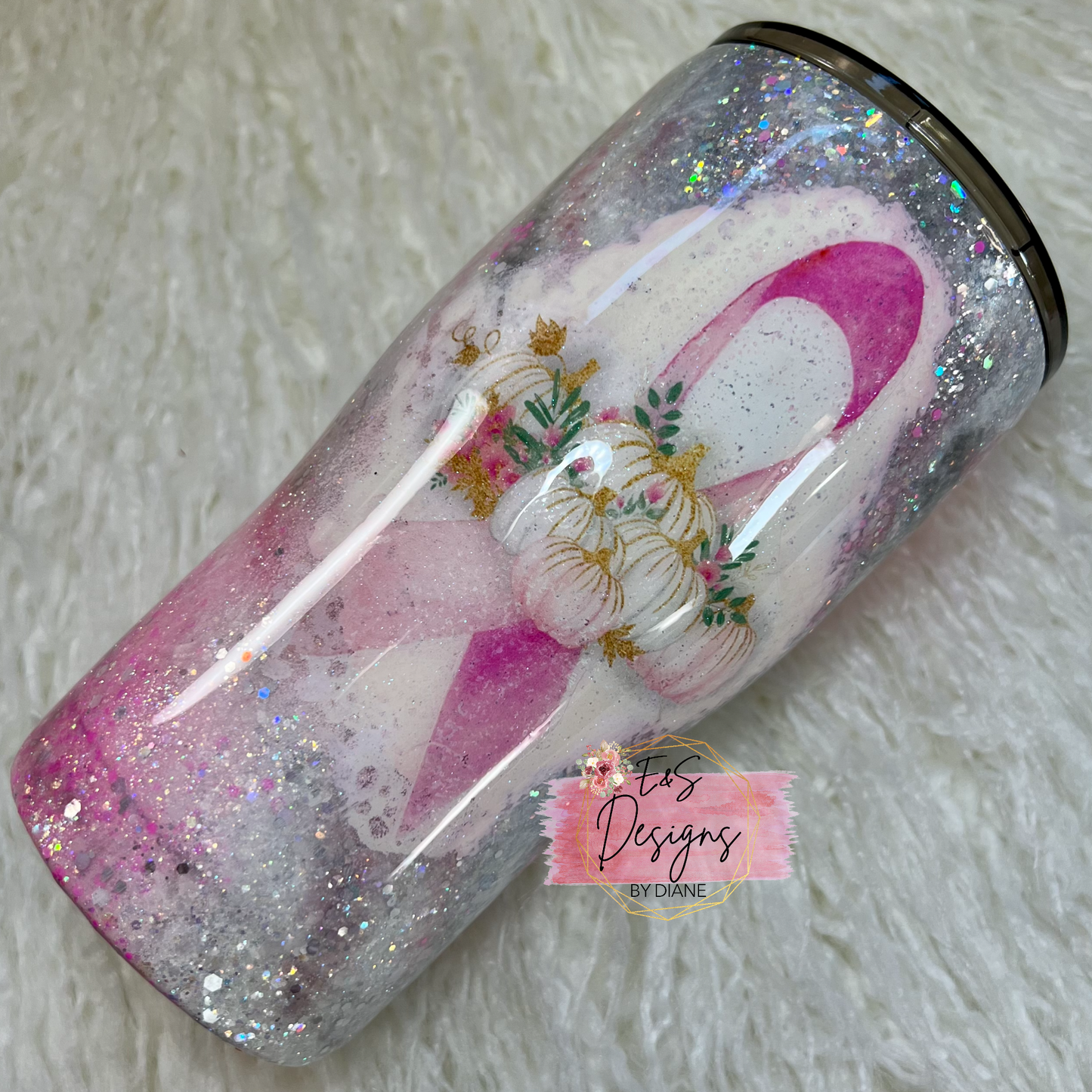 Pink Pumpkin Tumbler