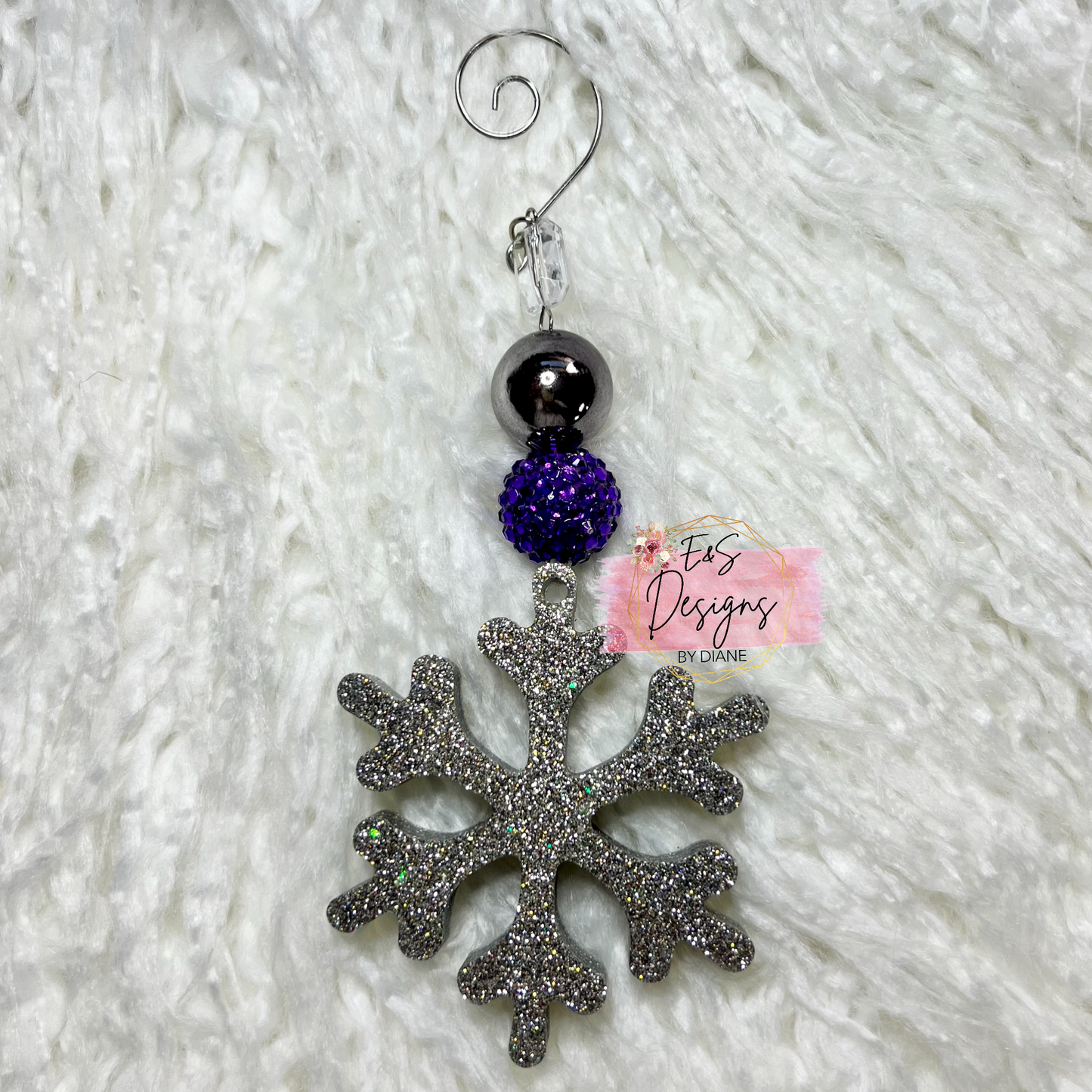 Resin Silver Ornament