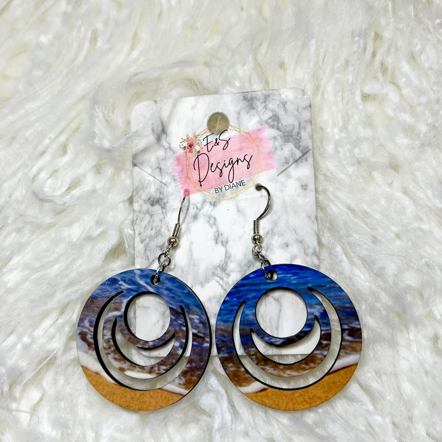 Beach Wood Earrings