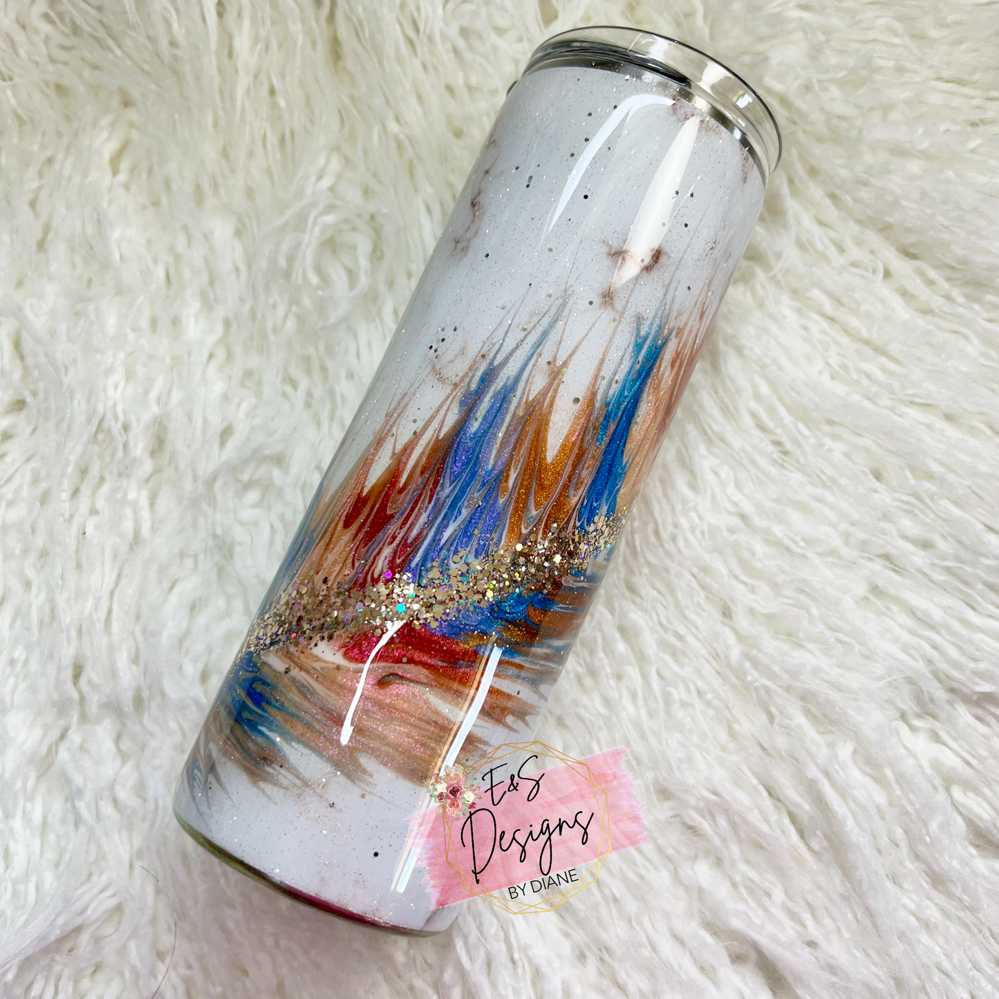 Feather Glow Tumbler