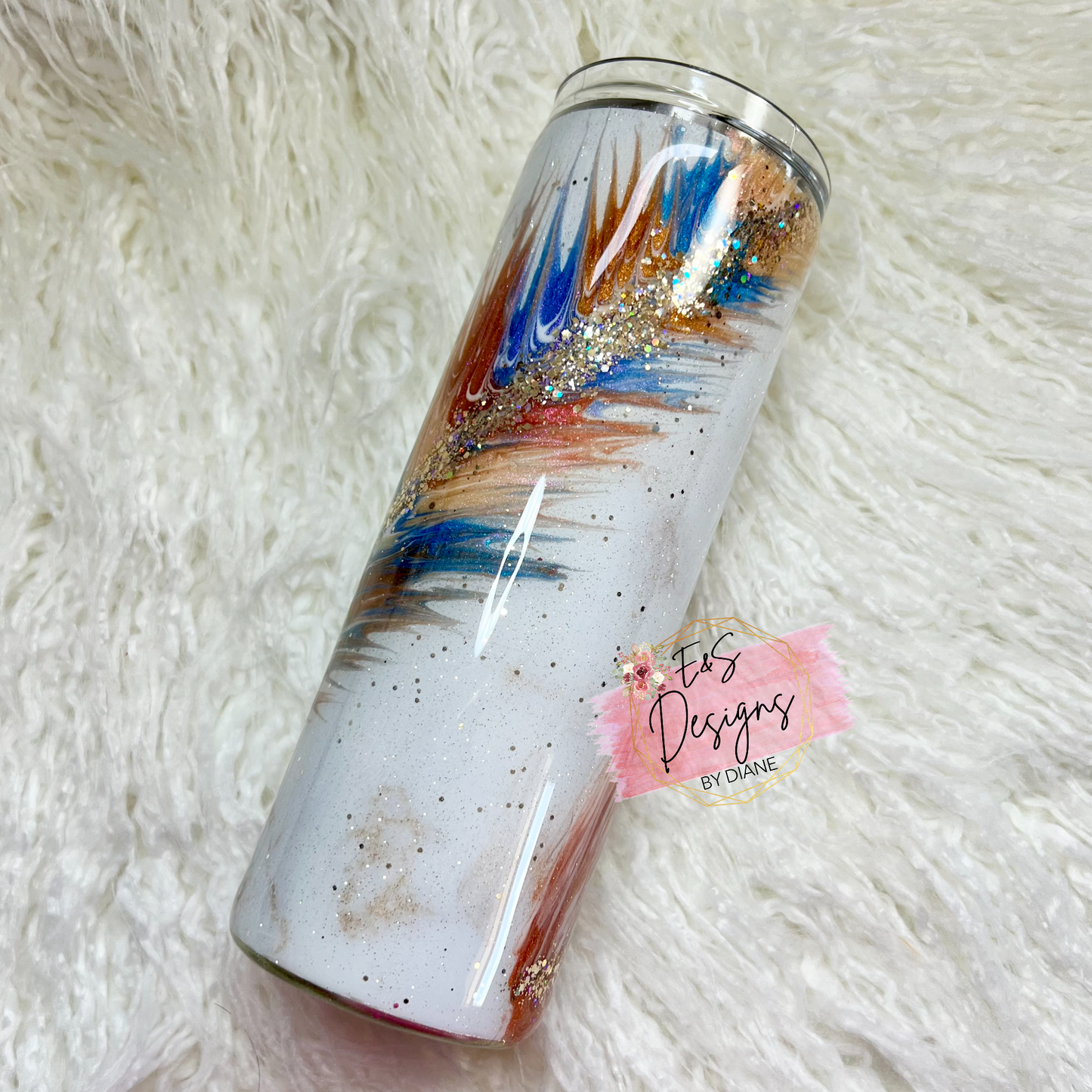 Feather Glow Tumbler