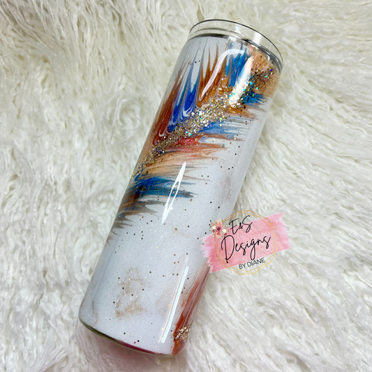 Feather Glow Tumbler