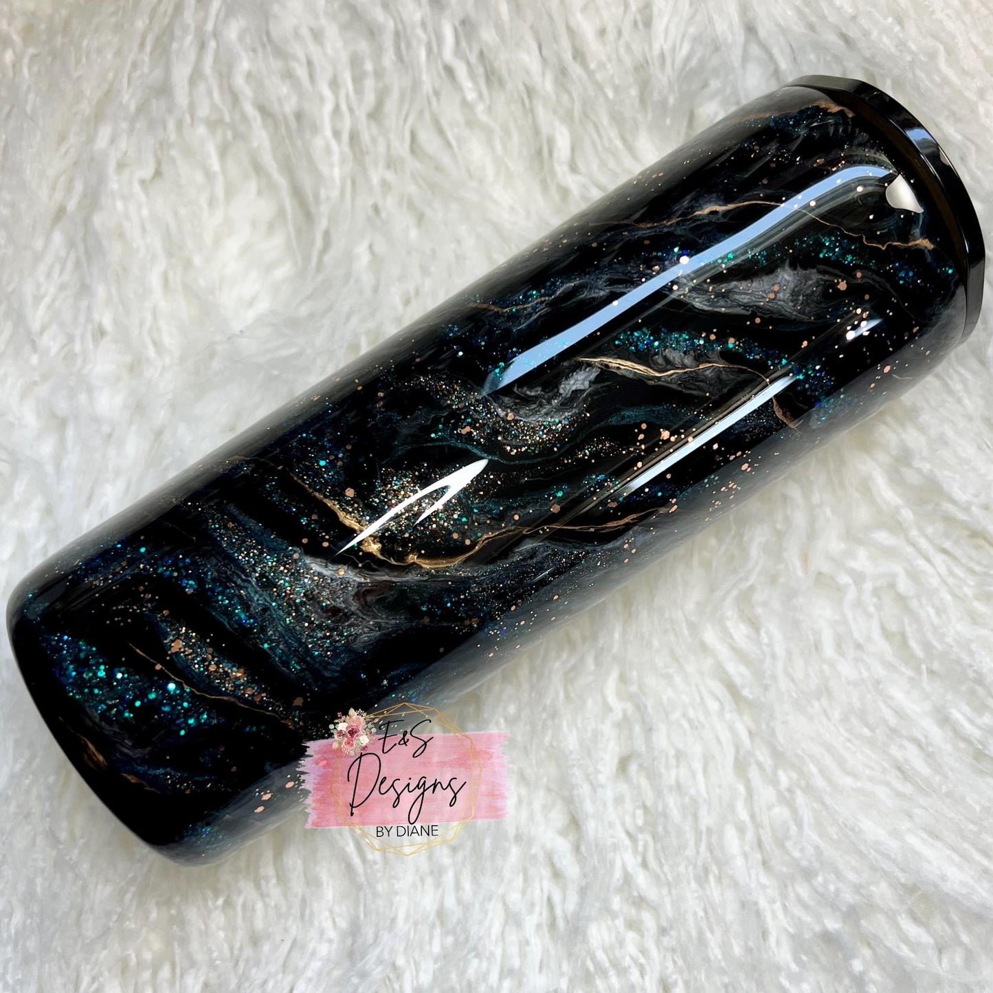 Teal Milky Way Tumbler