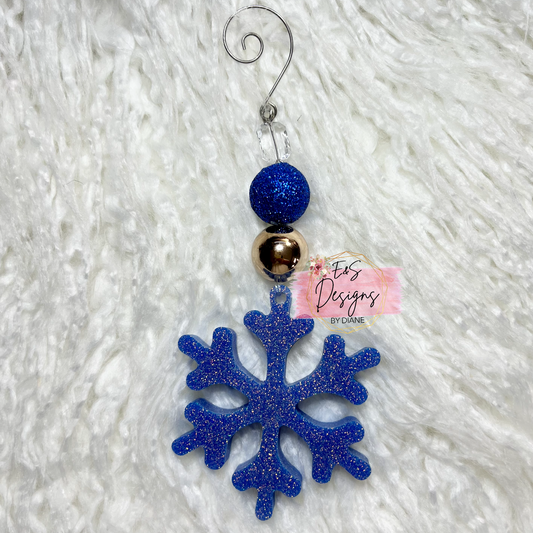 Resin Blue Ornament