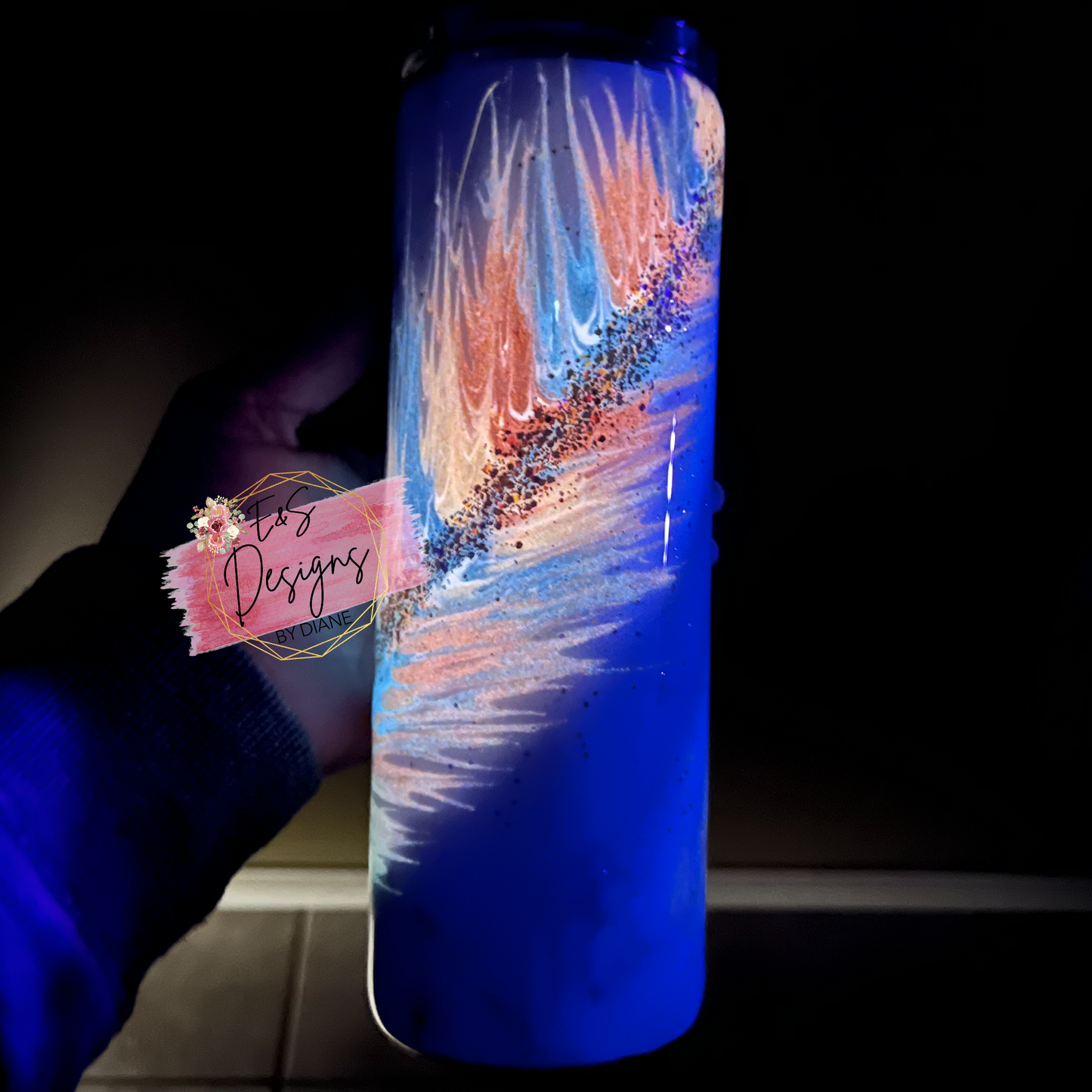 Feather Glow Tumbler