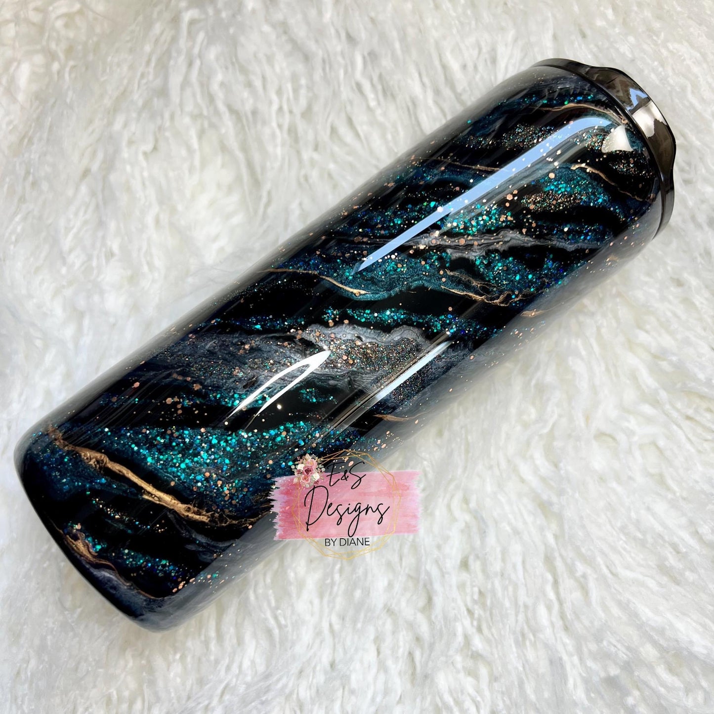 Teal Milky Way Tumbler