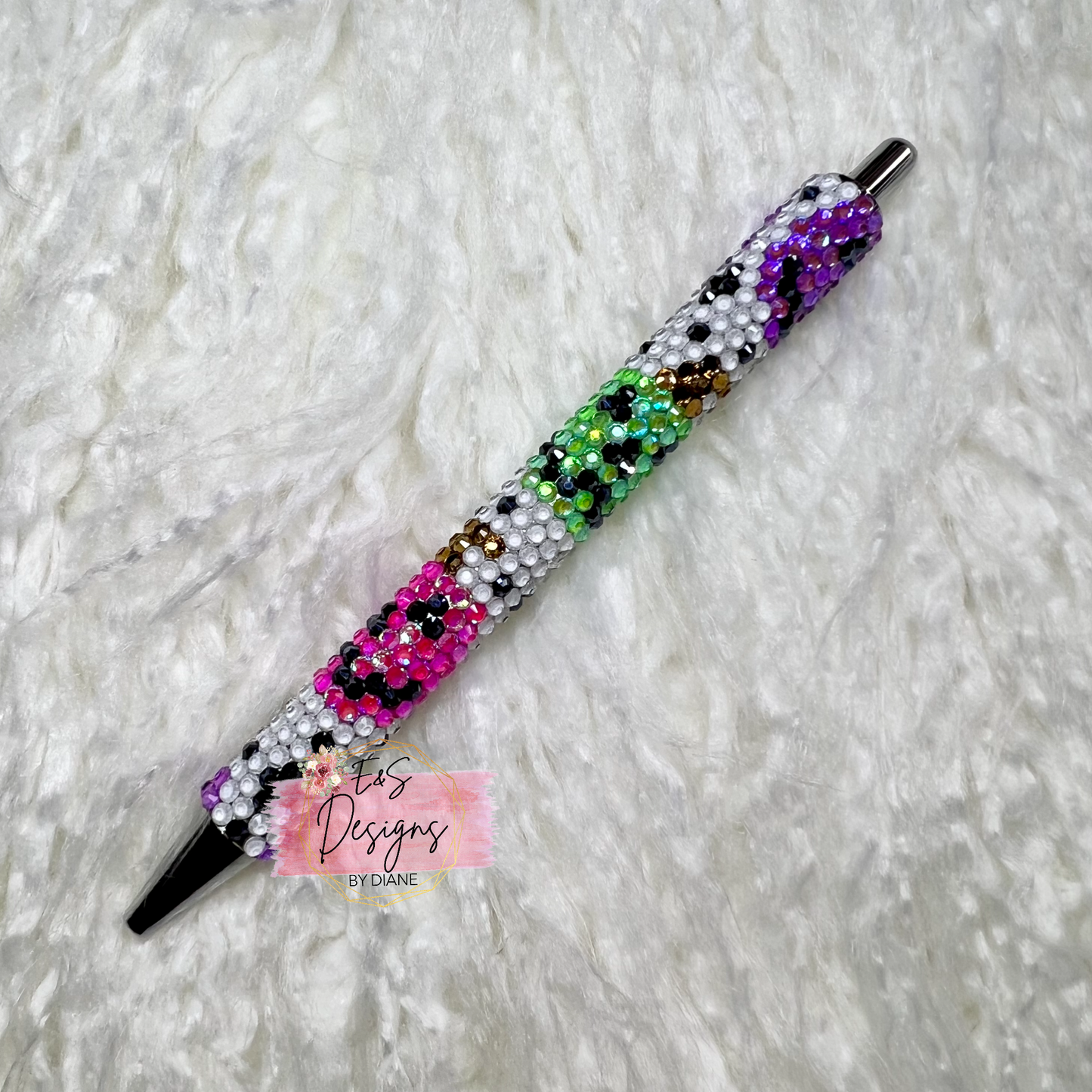 Pumpkin Rhinestone Pen