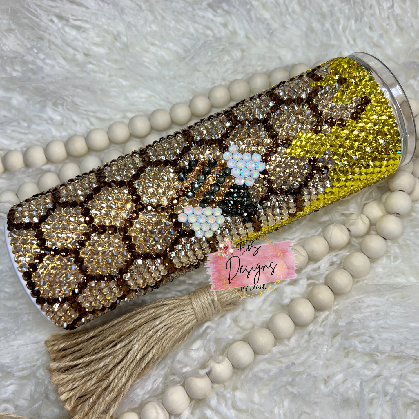 Bee Rhinestone Tumbler