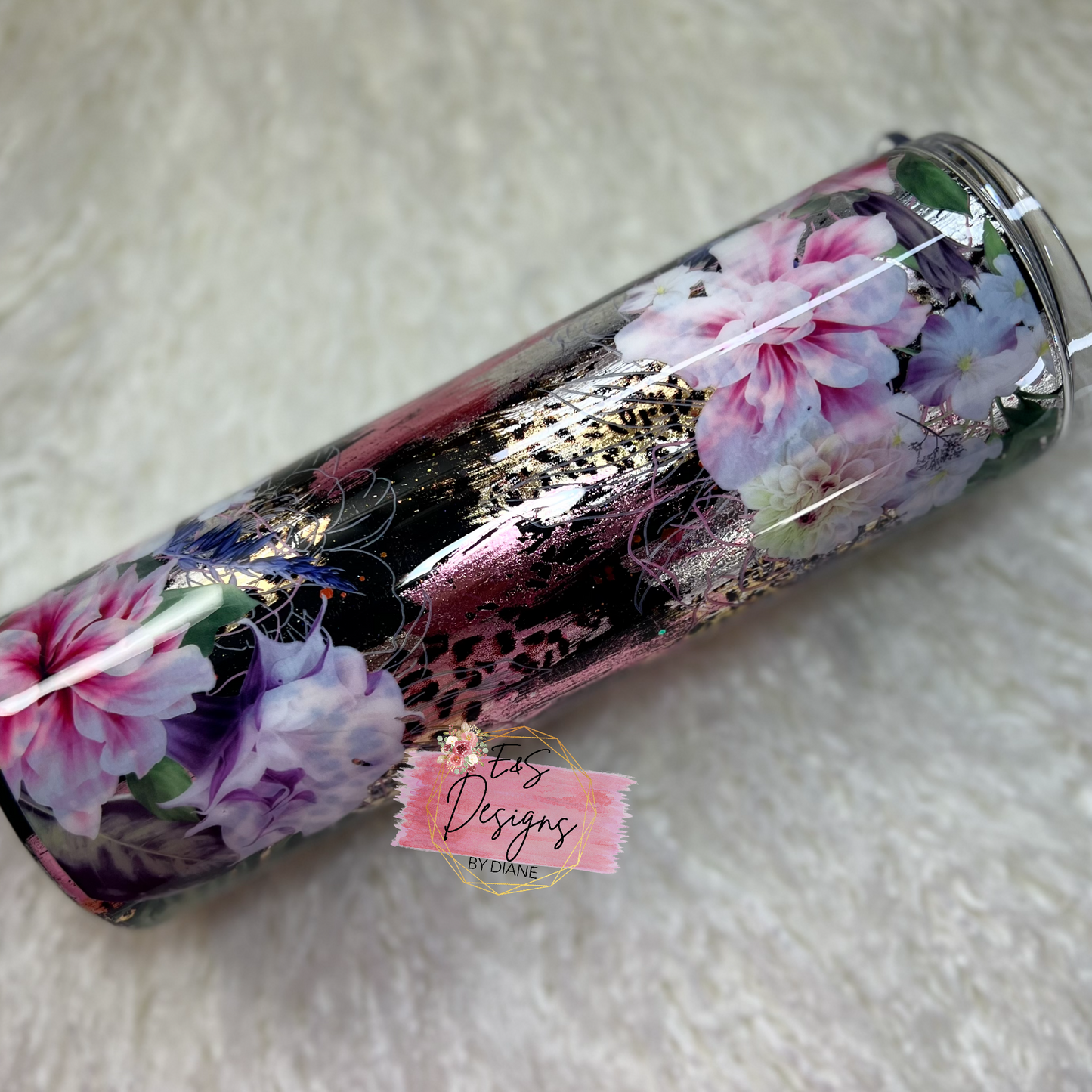 Foils and Flowers Tumbler