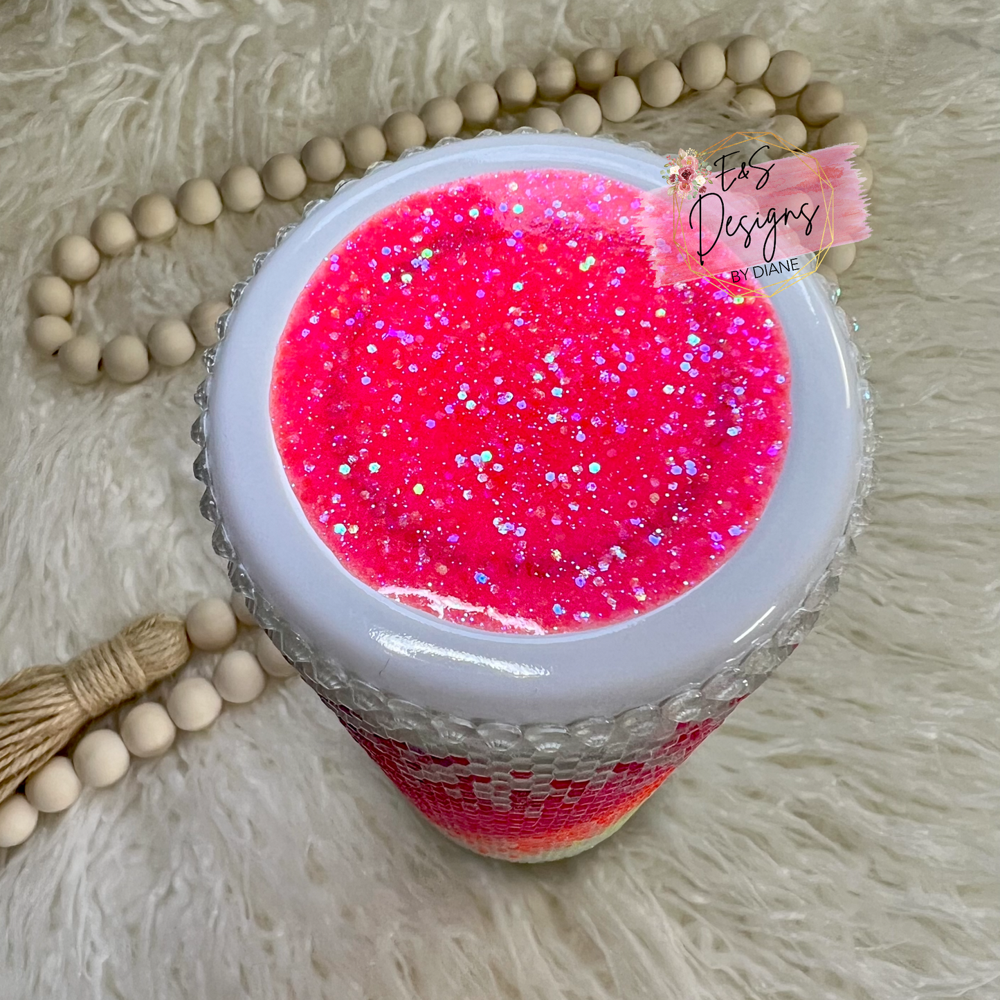 Unicorn Burst Rhinestone Tumbler