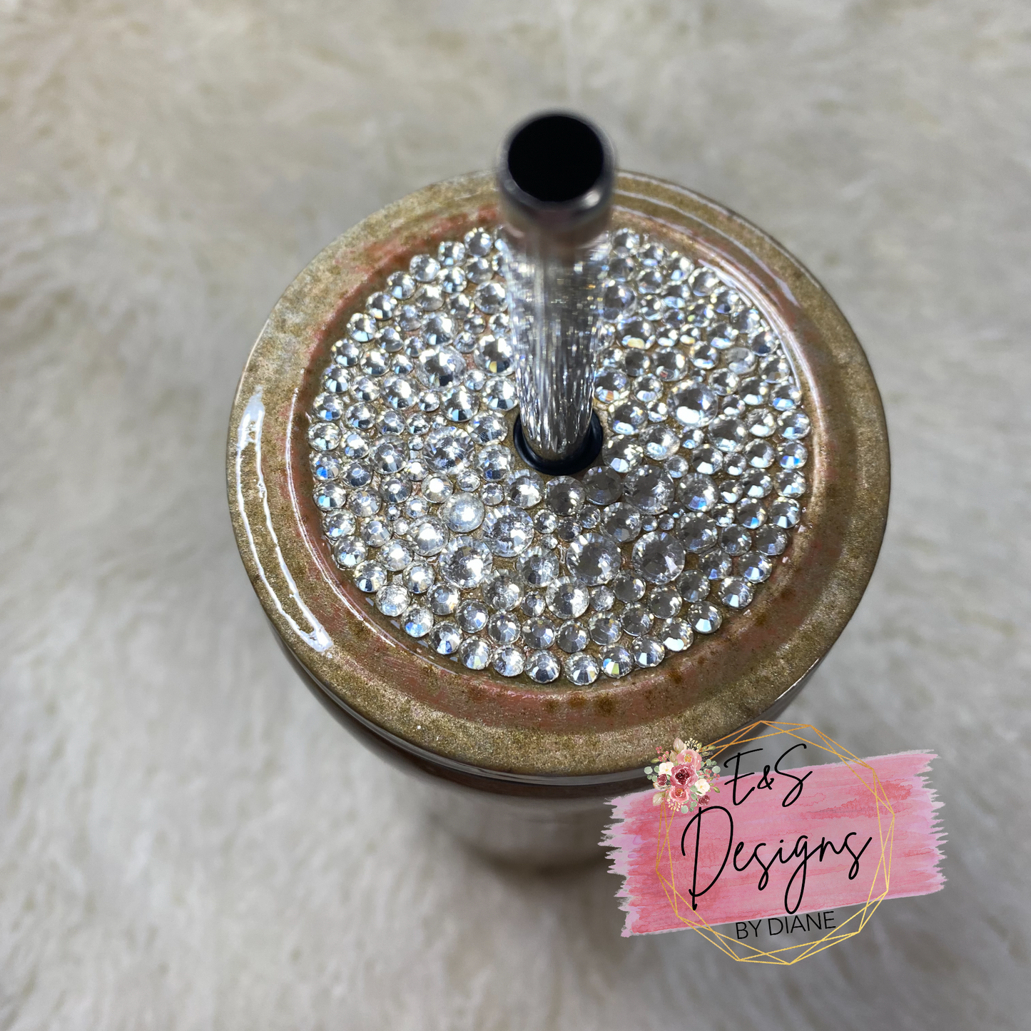 Rhinestone Perfectly Imperfect Tumbler