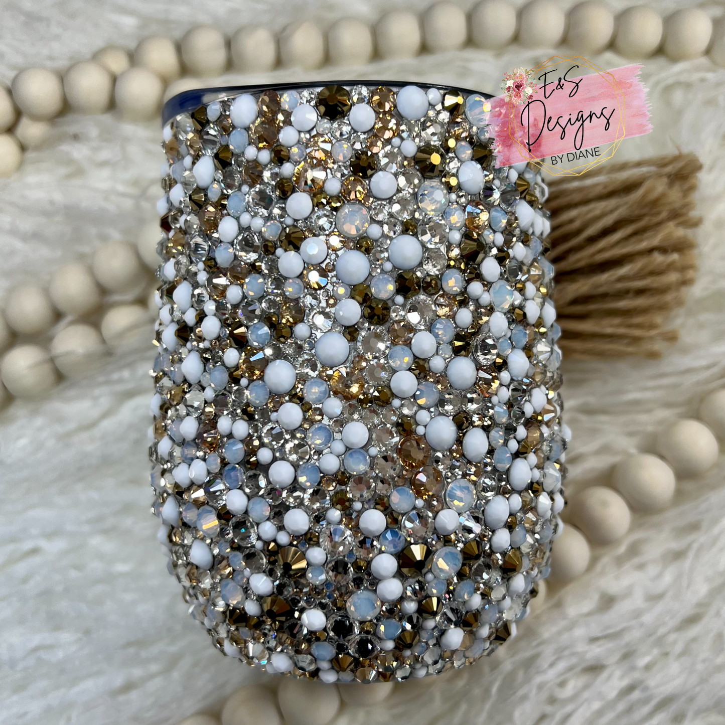 Ms Bling Rhinestone Wine Tumbler