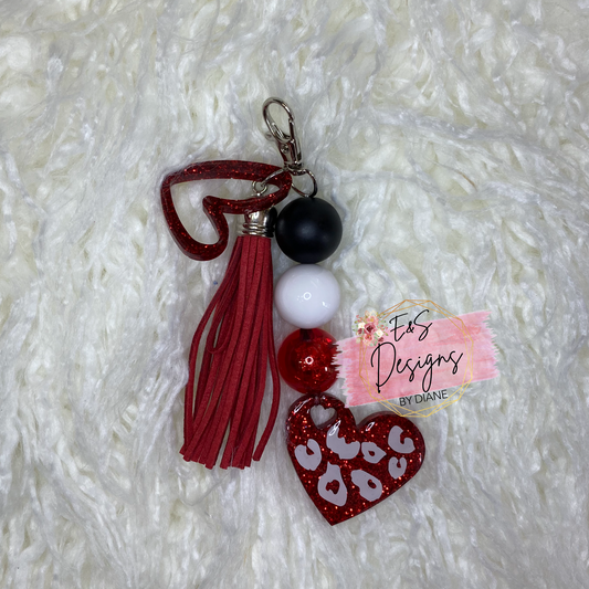 Red Heart Keychain